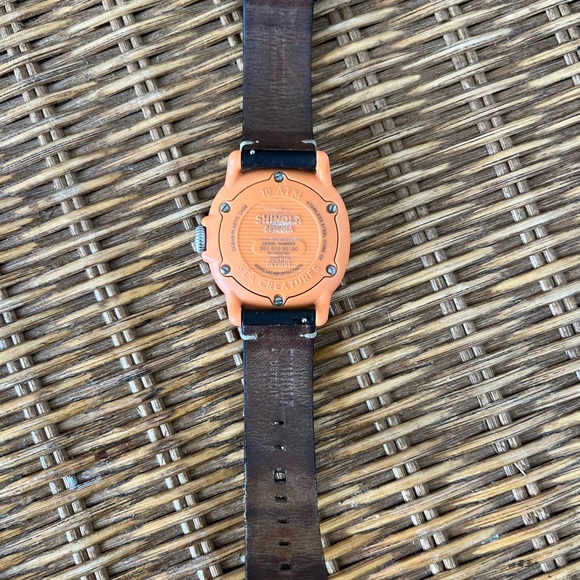 Shinola Black and Orange Women's Watch - Picture 2 of 2